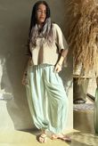 Basso Shirring Balloon Pant Soft Sage